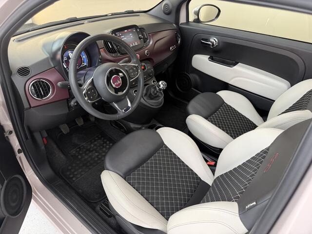 Fiat 500 0.9 TwinAir Turbo Star, 85Pk, 2019, Open panoramadak, Climate control, Parkeersensoren, parelmoer lak, 4 seizoenen banden, Bluetooth audio,