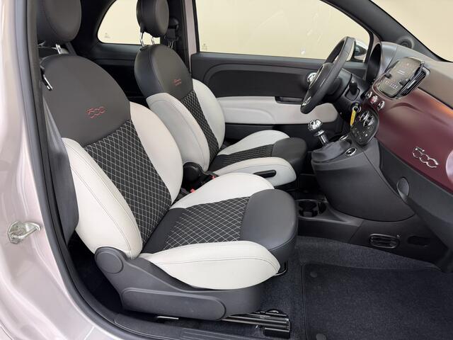 Fiat 500 0.9 TwinAir Turbo Star, 85Pk, 2019, Open panoramadak, Climate control, Parkeersensoren, parelmoer lak, 4 seizoenen banden, Bluetooth audio,