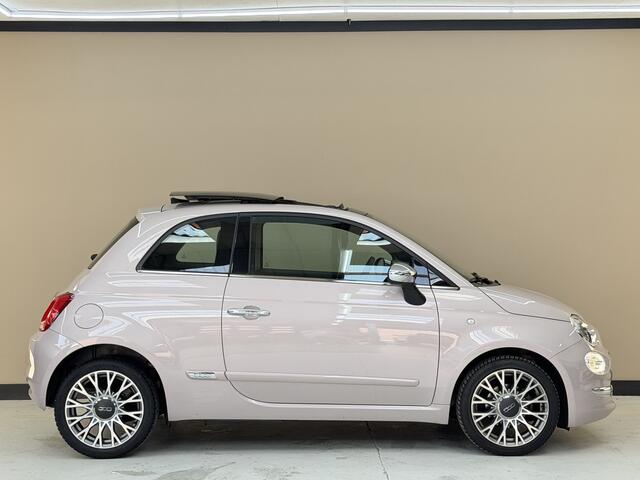 Fiat 500 0.9 TwinAir Turbo Star, 85Pk, 2019, Open panoramadak, Climate control, Parkeersensoren, parelmoer lak, 4 seizoenen banden, Bluetooth audio,