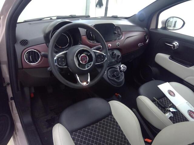 Fiat 500 1.0 Hybrid Star Panoramadak Half Leer Cruise control Parkeersensoren Dealeronderhouden