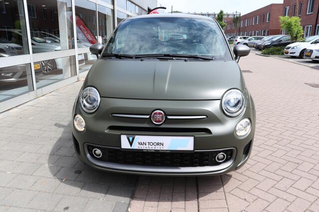 Fiat 500 S 1.2 Automaat. Speciale originele matte kleur, navigatie, unieke auto!