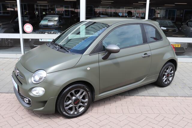 Fiat 500 S 1.2 Automaat. Speciale originele matte kleur, navigatie, unieke auto!