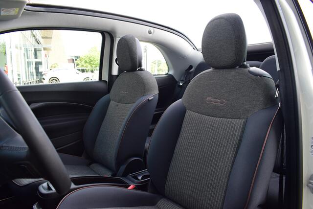Fiat 500 Passion 42 kWh | Cabrio | LM velgen | Apple carplay & Android auto |