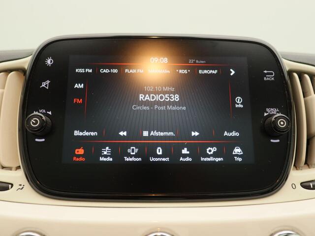 Fiat 500 1.2 Lounge | Climate control | Panoramadak | 16" Lichtmetalen velgen