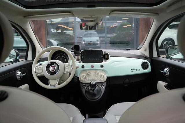Fiat 500 0.9 TwinAir Turbo Collezione Panoramadak Airco Cruise Uconnect 16"LM Two Tone