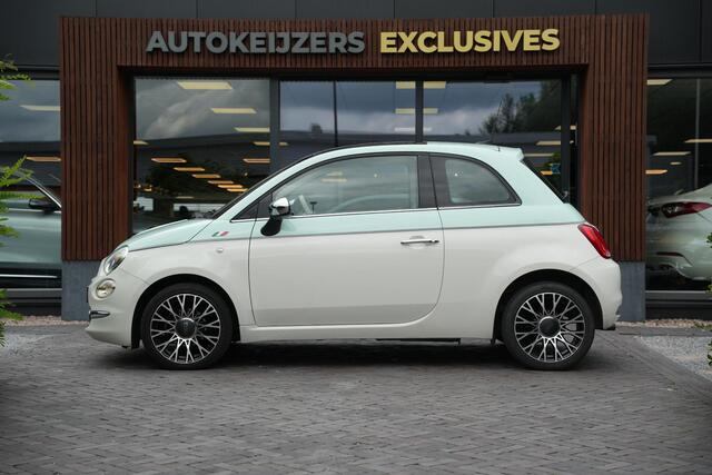 Fiat 500 0.9 TwinAir Turbo Collezione Panoramadak Airco Cruise Uconnect 16"LM Two Tone
