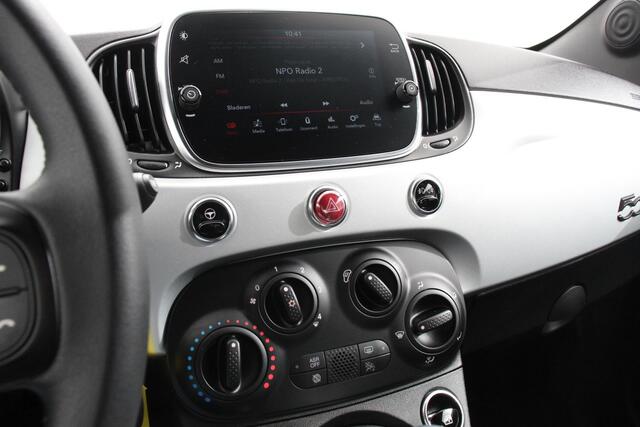 Fiat 500 1.0 Hybrid Sport Navigatie Half Lederen Bekleding Airco Dab Cruise Control Lichtmetalen Velgen Sportstoelen