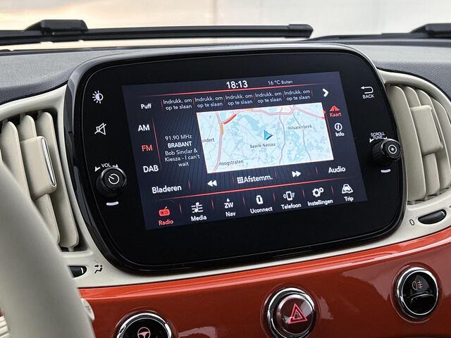 Fiat 500 1.0 Hybrid Cult | Airco | Navigatie | Lichtmetalen velgen