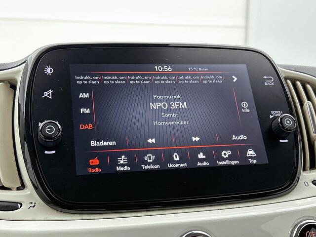 Fiat 500 1.0 Hybrid Lounge | Apple Carplay/Android Auto | Parkeersensoren Achter