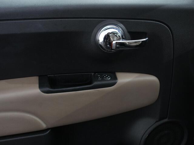 Fiat 500 1.2 Lounge Navigatie Leder Interieur Climate Control Panoramadak Parkeer sensoren