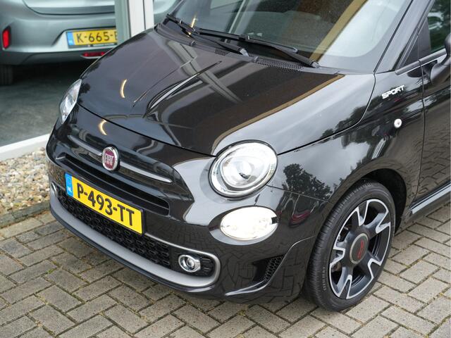 Fiat 500 1.0 Hybrid Cult | Nero Vesuvio | Cabriodak | Parkeersensoren |
