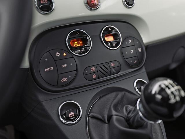 Fiat 500 0.9 TwinAir Turbo Lounge (PANORAMADAK, VIRTUAL COCKPIT, NAVIGATIE, CLIMATE, PARKEERSENSOREN, SPORTSTOELEN, CRUISE, LM VELGEN, NIEUWE APK, NIEUWSTAAT)