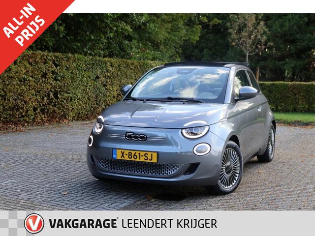 Fiat 500 La Prima 42 kWh Rijklaarprijs|12 maanden BOVAG garantie