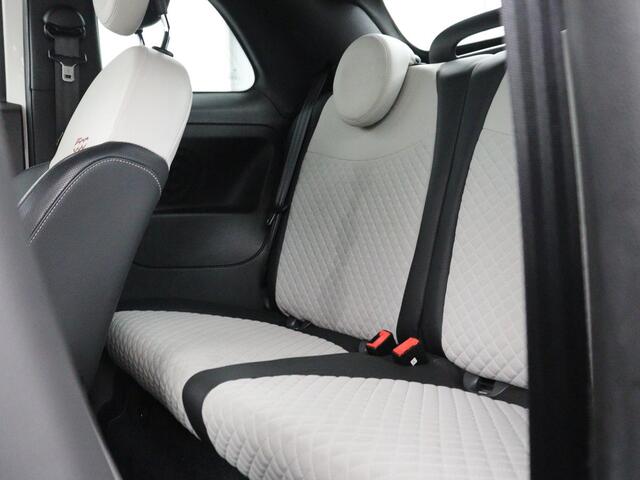 Fiat 500 1.0 Hybrid Launch Edition | Vouwdak | Leder | Bluetooth | Navigatie | Virtueel dashboard | 16" velgen