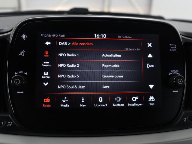 Fiat 500 1.0 Hybrid Launch Edition | Vouwdak | Leder | Bluetooth | Navigatie | Virtueel dashboard | 16" velgen