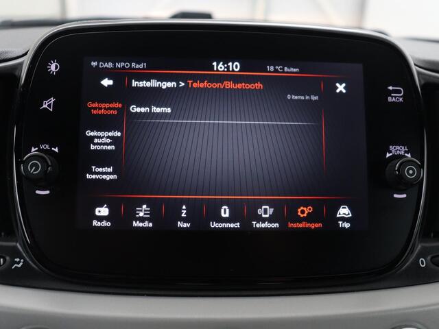 Fiat 500 1.0 Hybrid Launch Edition | Vouwdak | Leder | Bluetooth | Navigatie | Virtueel dashboard | 16" velgen