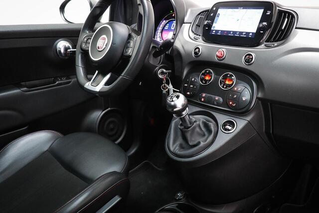 Fiat 500 1.0 Hybrid Sport | PANORAMADAK | UCONNECT | DAB | NAVIGATIE | GRIGIO CARRARA