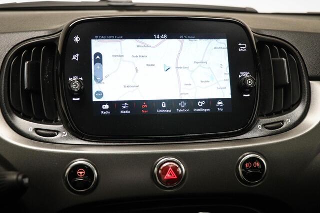 Fiat 500 1.0 Hybrid Sport | PANORAMADAK | UCONNECT | DAB | NAVIGATIE | GRIGIO CARRARA