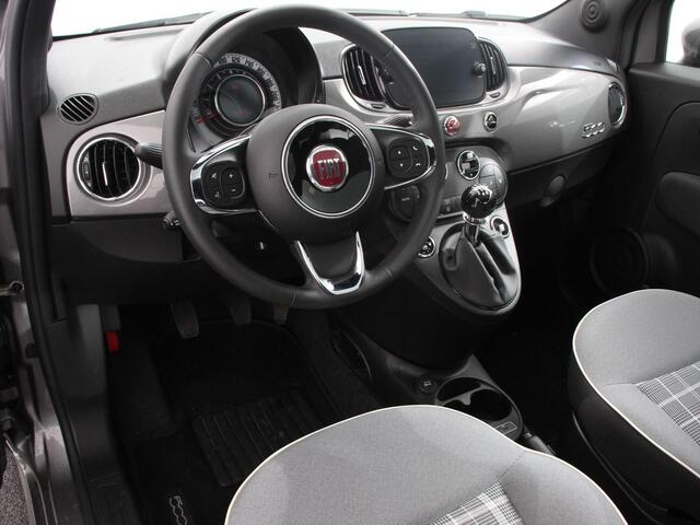 Fiat 500 1.0 Hybrid Lounge Plus Cruise control Panorama dak Parkeersensor achter Climate control Apple carplay / Andriod auto