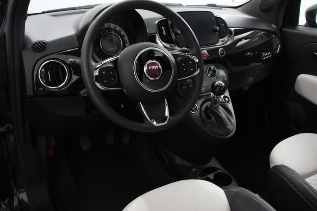 Fiat 500 1.0 Hybrid 69pk Dolcevita Navigatie Apple Carplay/Android Auto Panoramadak Parkeersensor achter Cruise Control Climate Control