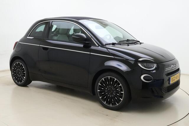 Fiat 500 1.0 Hybrid La Prima | DEMO| Cabrio | Cruise control | Climate control | Lichtmetalen velgen | 8 Jaar speciale garantie
