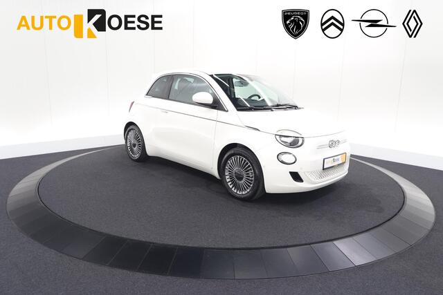 Fiat 500 Icon 42 kWh | 96.4% SoH | Dodehoekdetectie | Camera | Parkeersensoren | Pack Winter