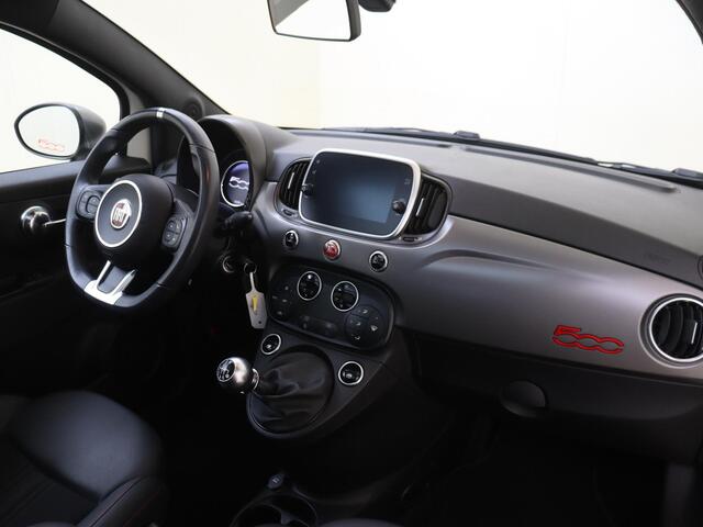 Fiat 500 1.0 Hybrid Sport | Navigatie | Parkeersensoren Achter| Android Auto Apple Carplay| LM Velgen | Weinig KM