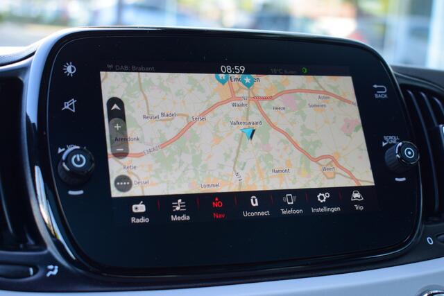 Fiat 500 1.2 Lounge | Panorama | Navigatie | Airco | DAB+ | Apple Carplay & Android Auto |