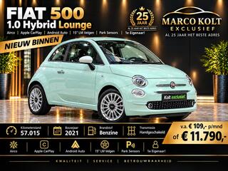 Fiat 500 1.0 Hybrid Lounge Airco / Apple Carplay