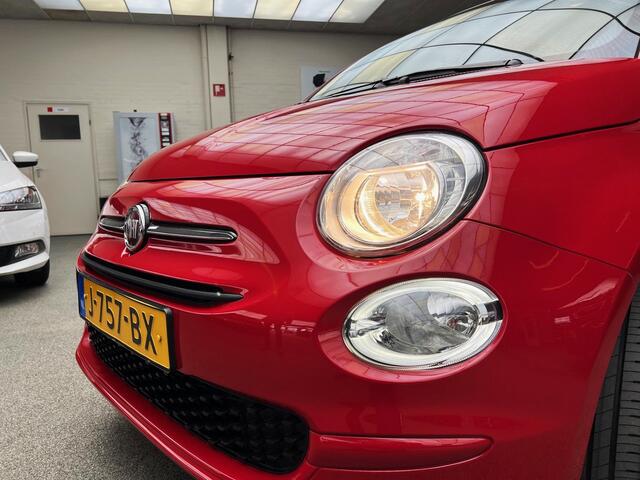 Fiat 500C 1.0 Hybrid Cabrio Rosso /45.000 km/Airco/USB/¤39 per mnd