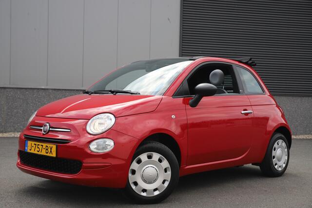 Fiat 500C 1.0 Hybrid Cabrio Rosso /45.000 km/Airco/USB/¤39 per mnd