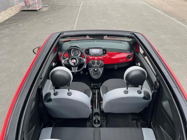 Fiat 500C 1.0 Hybrid Cabrio Rosso /45.000 km/Airco/USB/¤39 per mnd