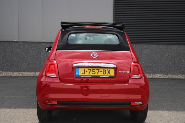 Fiat 500C 1.0 Hybrid Cabrio Rosso /45.000 km/Airco/USB/¤39 per mnd