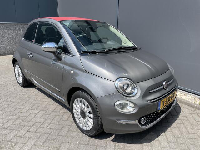 Fiat 500C 0.9 TwinAir Turbo Lounge Open dak - Airco - Parkeersensoren achter - Navigatie - Leder stuurwiel - Licht metalen velgen 15 inch