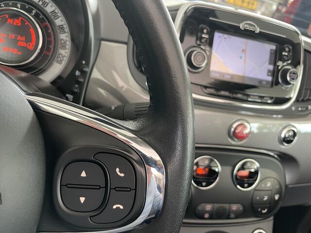 Fiat 500C 0.9 TwinAir Turbo Lounge Open dak - Airco - Parkeersensoren achter - Navigatie - Leder stuurwiel - Licht metalen velgen 15 inch