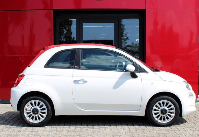 Fiat 500C 1.2 Popstar Cabrio | 15" Alu Velgen | USB/Aux aansluiting | Stuurwielbediening Alarm systeem