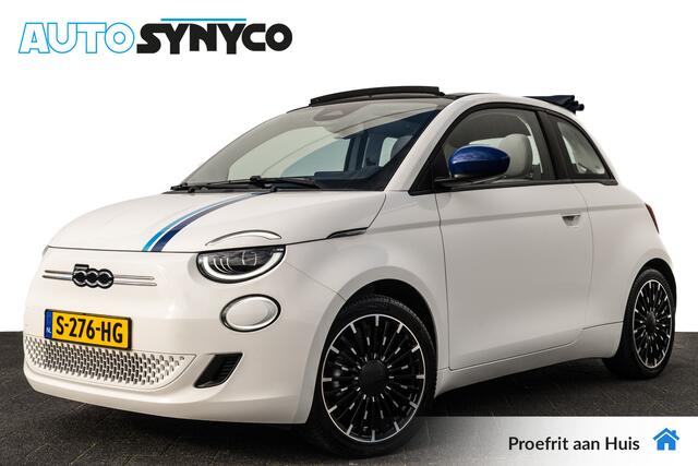 Fiat 500C Icon 42 kWh | Cabrio | 17 inch LMV | LED | Camera | Keyless | Lane Assist