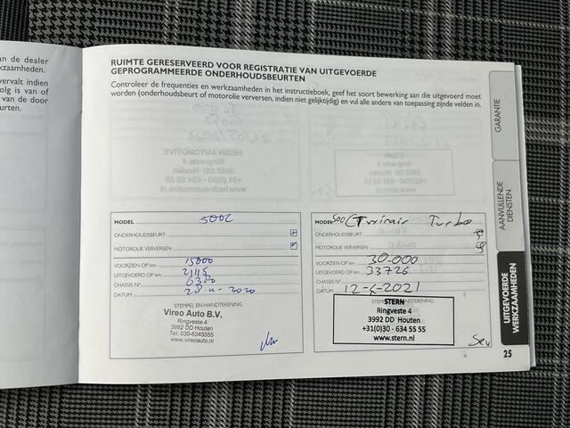 Fiat 500C 0.9 TwinAir Turbo Lounge / Airco / Cruise Control / Parkeerksensoren. Achter / Navi / Radio / 16'' LMV /