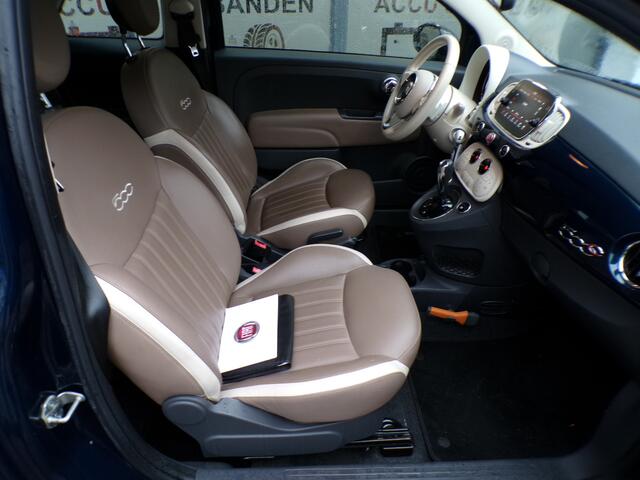 Fiat 500C 0.9 Cabrio Automaat TwinAir Turbo LEER,NAVIGATIE,TOP STAAT!