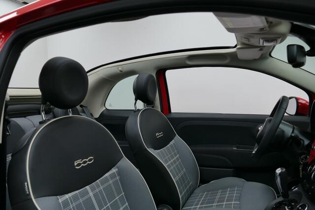 Fiat 500C 1.2 Clima, Cruise, Park Sensors, 15"LM Velgen All Season Banden