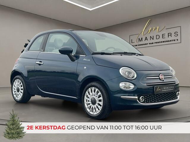Fiat 500C 1.0 Hybrid Dolcevita 2023 BLAUW | Cabrio | Climate Control | Dis