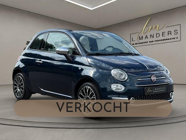 Fiat 500C 1.0 Hybrid Star 2020 BLAUW | Cabrio | Apple CarPlay