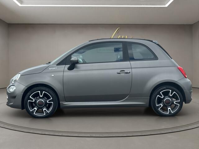 Fiat 500C 1.0 Hybrid Sport 2021 MAT GRIJS | Cabriolet | Leder | Grigio Opa