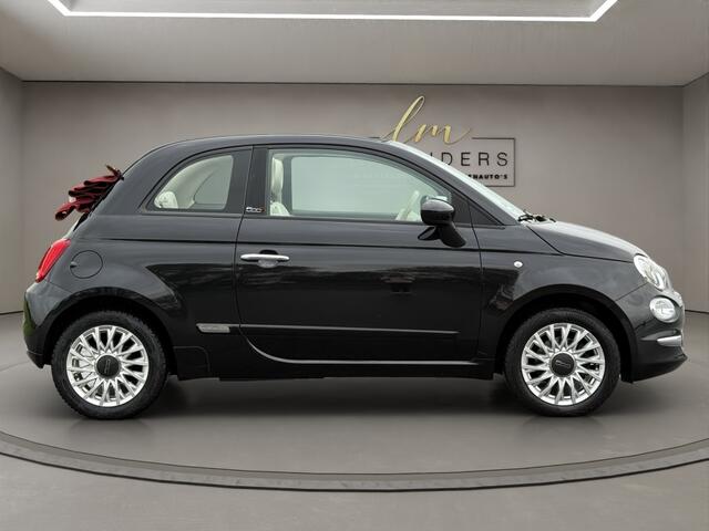 Fiat 500C 1.2 Lounge 2020 ZWART | Cabriolet | Apple CarPlay