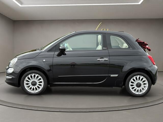 Fiat 500C 1.2 Lounge 2020 ZWART | Cabriolet | Apple CarPlay