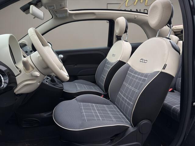 Fiat 500C 1.2 Lounge 2020 ZWART | Cabriolet | Apple CarPlay