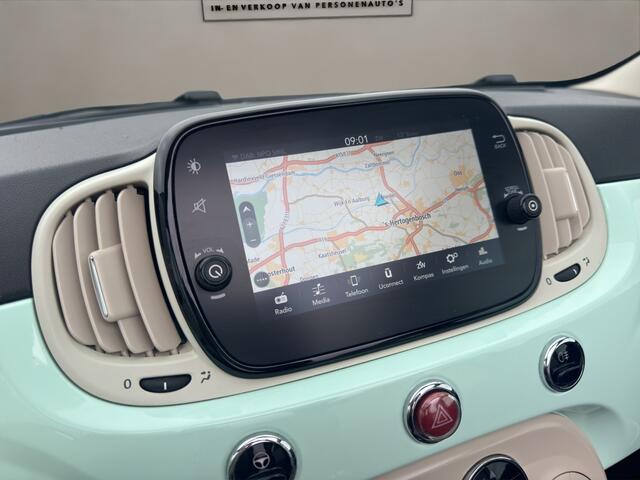 Fiat 500C 1.2 Lounge 2018 MINT GROEN | Cabrio | Climate Control