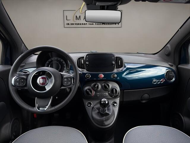 Fiat 500C 1.2 Lounge 2019 BLAUW | Cabriolet | Apple CarPlay | Airco