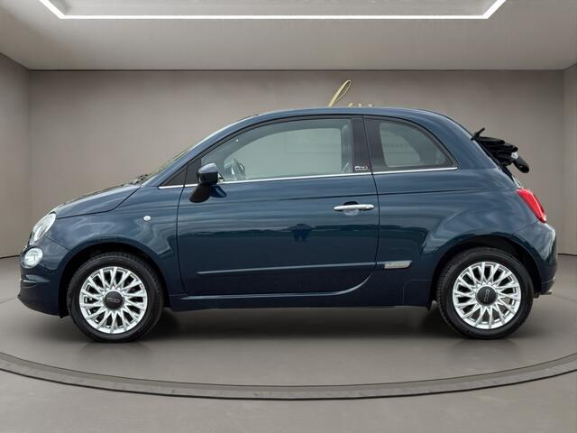 Fiat 500C 1.2 Lounge 2019 BLAUW | Cabriolet | Apple CarPlay | Airco