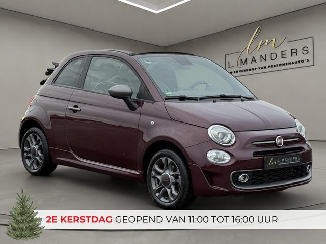 Fiat 500C 1.2 Sport 2019 BORDEAUX | Cabriolet | Apple CarPlay